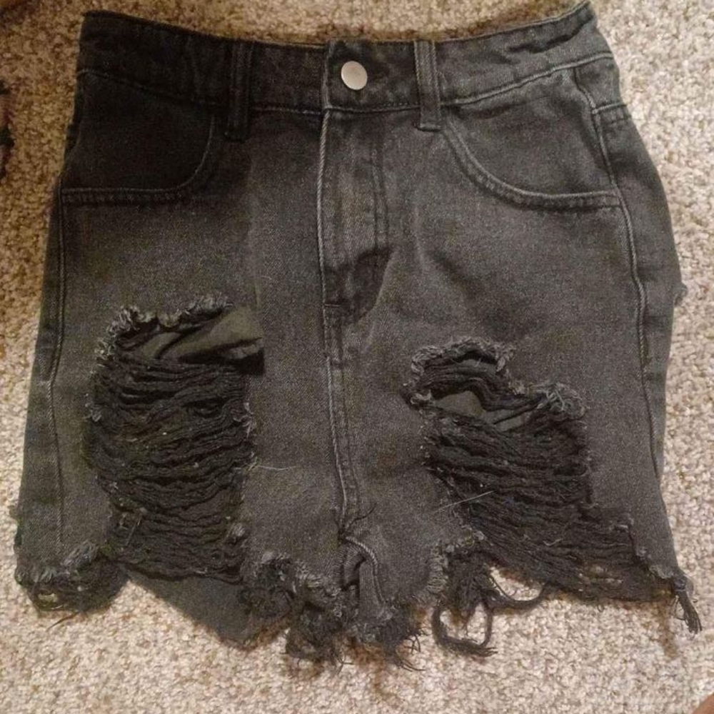 Ripped shorts